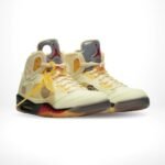 Air Jordan 5 Retro X Off-White Sail - Image 2