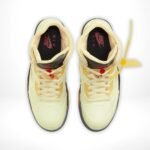 Air Jordan 5 Retro X Off-White Sail - Image 4
