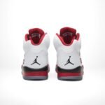 Air Jordan 5 Retro Fire Red Black Tongue - Image 5