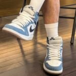 Air Jordan 1 High OG Denim Summit White Obsidian - Image 7