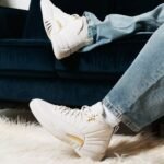 Air Jordan 12 Retro Phantom Metallic Gold White - Image 8