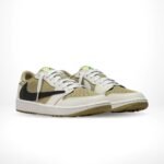 Air Jordan 1 Low Golf X Travis Scott Neutral Olive - Image 2