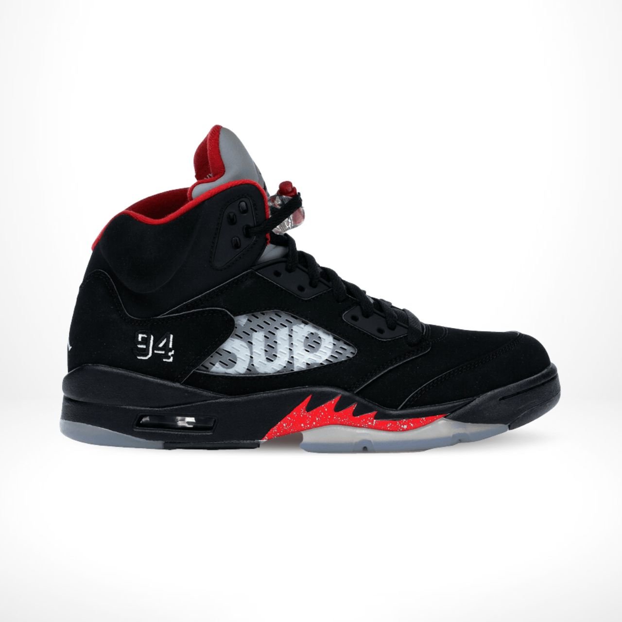 TKH-AJ-0177.jpg Air Jordan 5 Retro Supreme Black Red - Image 1
