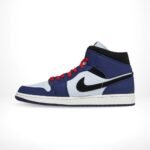 Air Jordan 1 Mid Deep Royal Blue Black - Image 3