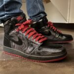 Air Jordan 1 Retro High SP Gina Black Red - Image 7