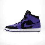 Air Jordan 1 Mid Black Dark Concord Black - Image 3