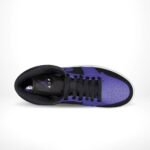 Air Jordan 1 Mid Black Dark Concord Black - Image 4