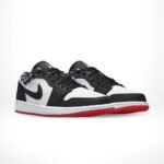 Air Jordan 1 Low Quai 54 Black White - Image 2