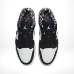Air Jordan 1 Low Quai 54 Black White - Image 4