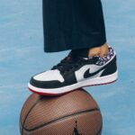 Air Jordan 1 Low Quai 54 Black White - Image 7