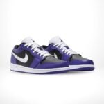 Air Jordan 1 Low Court Purple Black - Image 2