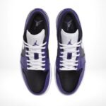 Air Jordan 1 Low Court Purple Black - Image 4