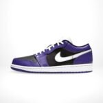 Air Jordan 1 Low Court Purple Black - Image 3