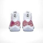 Air Jordan 11 Retro X OVO Pink Snakeskin White - Image 4