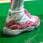Air Jordan 11 Retro X OVO Pink Snakeskin White - Image 6