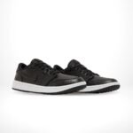 Air Jordan 1 Low Golf Black Crocodile White - Image 2