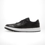 Air Jordan 1 Low Golf Black Crocodile White - Image 3