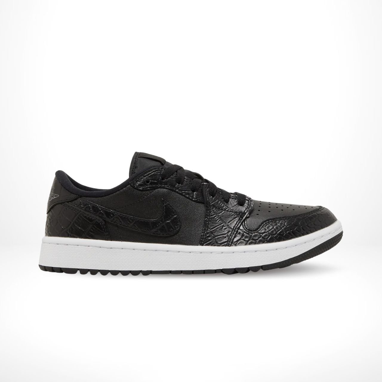 TKH-AJ-0245.jpg Air Jordan 1 Low Golf Black Crocodile White - Image 1