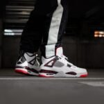 Air Jordan 4 Retro Flight Nostalgia White Black - Image 7