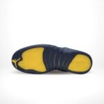 Air Jordan 12 Retro Michigan College Navy Amarillo - Image 6
