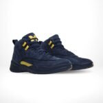 Air Jordan 12 Retro Michigan College Navy Amarillo - Image 2