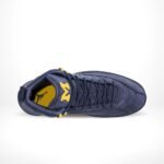 Air Jordan 12 Retro Michigan College Navy Amarillo - Image 4