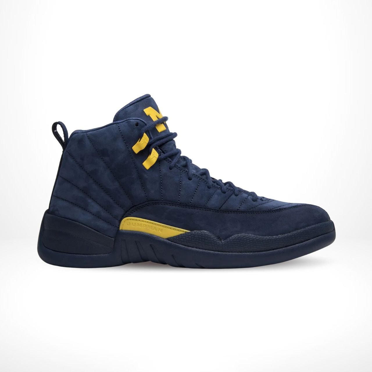 TKH-AJ-0252.jpg Air Jordan 12 Retro Michigan College Navy Amarillo - Image 1