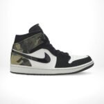 Air Jordan 1 Mid Camo Khaki Green Brown