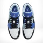 Air Jordan 1 Low Race Blue White SE - Image 4