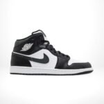 Air Jordan 1 Mid Panda Elephant Black White SE