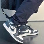 Air Jordan 1 Mid Panda Elephant Black White SE - Image 7