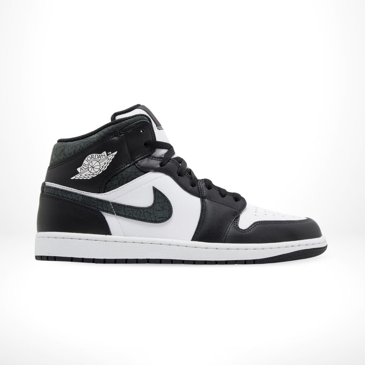 TKH-AJ-0315.jpg Air Jordan 1 Mid Panda Elephant Black White SE - Image 1