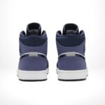 Air Jordan 1 Mid Obsidian Purple White - Image 5