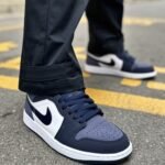 Air Jordan 1 Mid Obsidian Purple White - Image 8