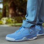Air Jordan 4 Retro Low UNC University Blue PE - Image 6