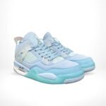 Air Jordan 4 X Off White Ice Blue - Image 2