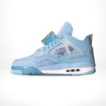 Air Jordan 4 X Off White Ice Blue - Image 3