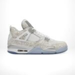 Air Jordan 4 Retro 30th Anniversary Laser White Metallic Silver