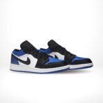 Air Jordan 1 Low Royal Toe Blue White - Image 2