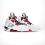 Air Jordan 5 Retro Quai 54 White University Red - Image 2