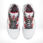 Air Jordan 5 Retro Quai 54 White University Red - Image 4