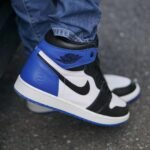 Air Jordan 1 Retro High OG X Fragment Design Blue Black - Image 7