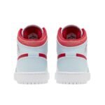 Air Jordan 1 Mid Topaz Mist White Mint Red - Image 5