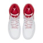 Air Jordan 1 Mid Topaz Mist White Mint Red - Image 4