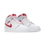 Air Jordan 1 Mid Topaz Mist White Mint Red - Image 2