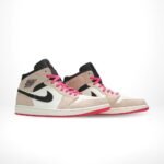 Air Jordan 1 Mid Crimson Tint Hyper Pink - Image 2
