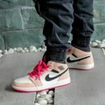 Air Jordan 1 Mid Crimson Tint Hyper Pink - Image 7