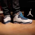 Air Jordan 10 Retro Bobcats Grey Blue - Image 6