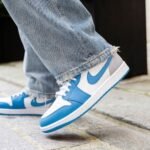 Air Jordan 1 Mid University Blue Grey SE - Image 8
