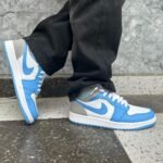 Air Jordan 1 Mid University Blue Grey SE - Image 7